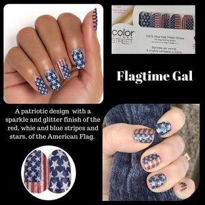 Retired Color Street Flagtime Gal